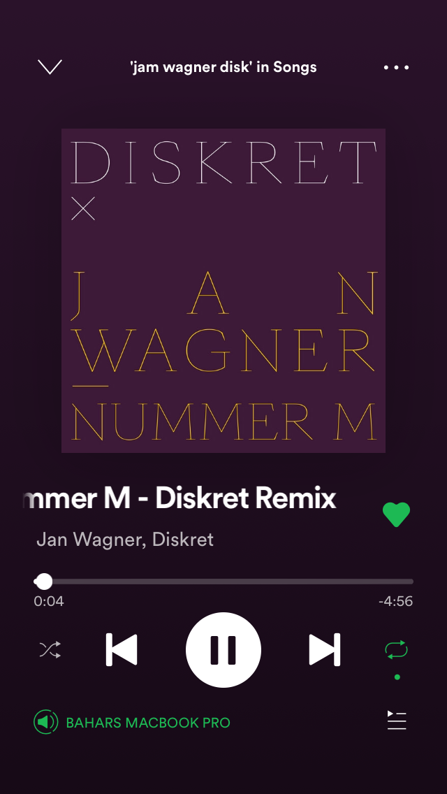 JW-NummerM-Diskret-RMX Spotify